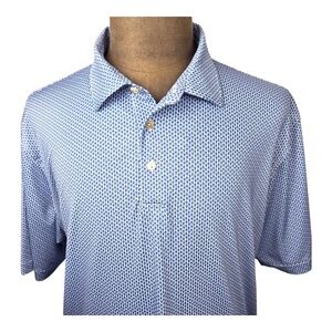 PETER MILLAR Men's XL  Summer Comfort Rio Performance Jersey Golf Polo Shirt